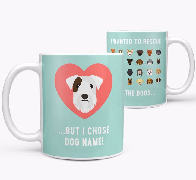 'Rescue All The Dogs' - Personalised {breedFullName} Mug